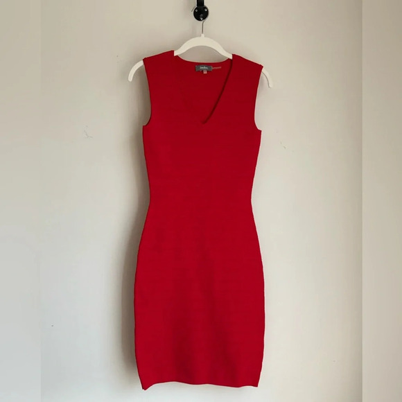 Neiman Marcus Dresses & Skirts - Neiman Marcus Red Sleeveless Dress - Size S
